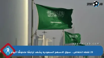 23 نقطة انخفاض.. سوق الأسهم السعودية يشهد تراجعًا ملحوظًا اليوم